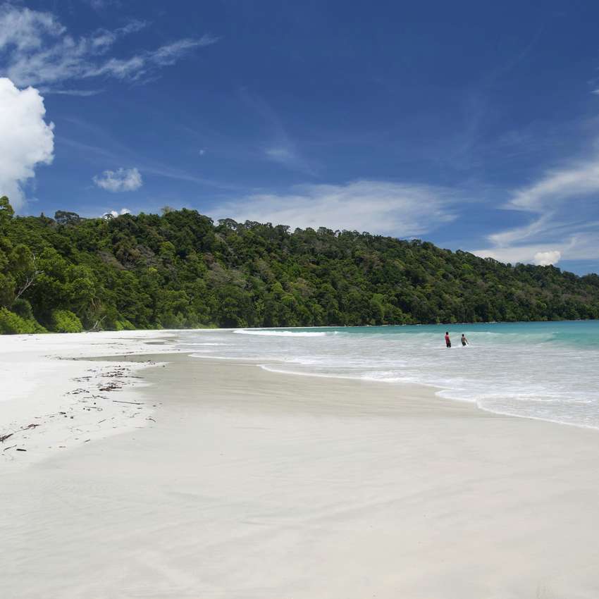 De parelwitte stranden van de Andaman Eilanden