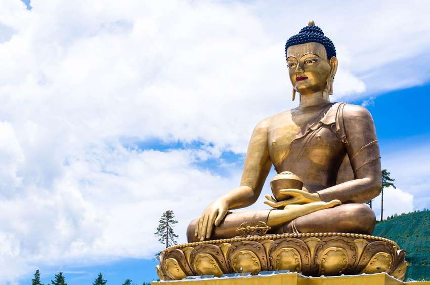 Dordenma Boeddhabeeld in Thimpu<br>
