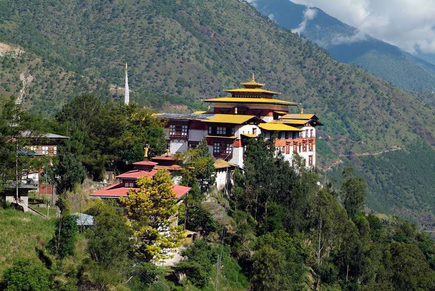 De Trashigang Dzong ga je morgen bezoeken<br>