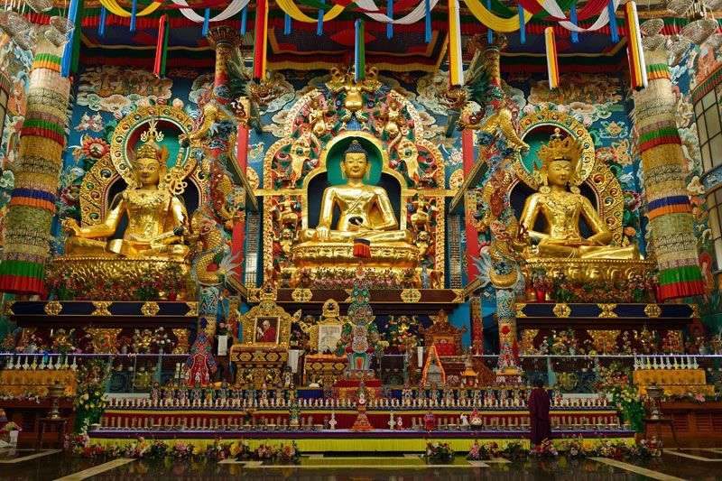 Tempel in Bylakuppe<br>