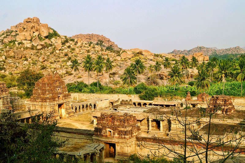 Ruïnes in Hampi<br>