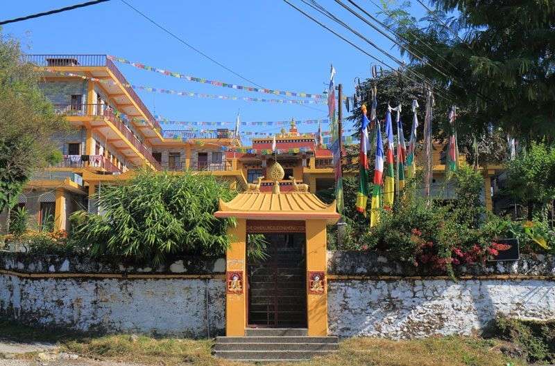 Tibetaans klooster in Pokhara<br>