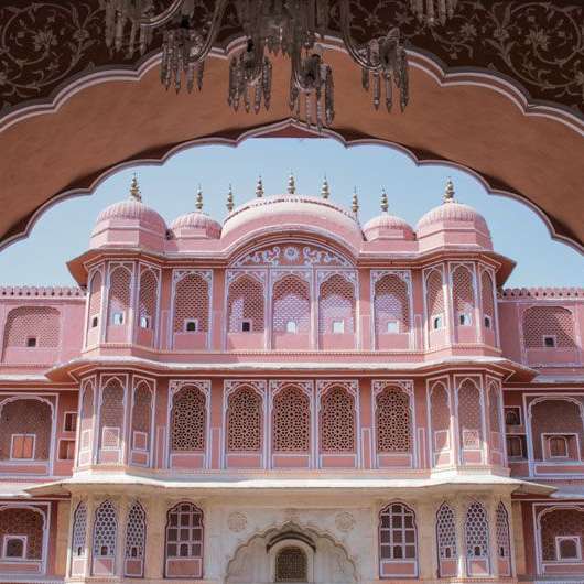De roze stad Jaipur