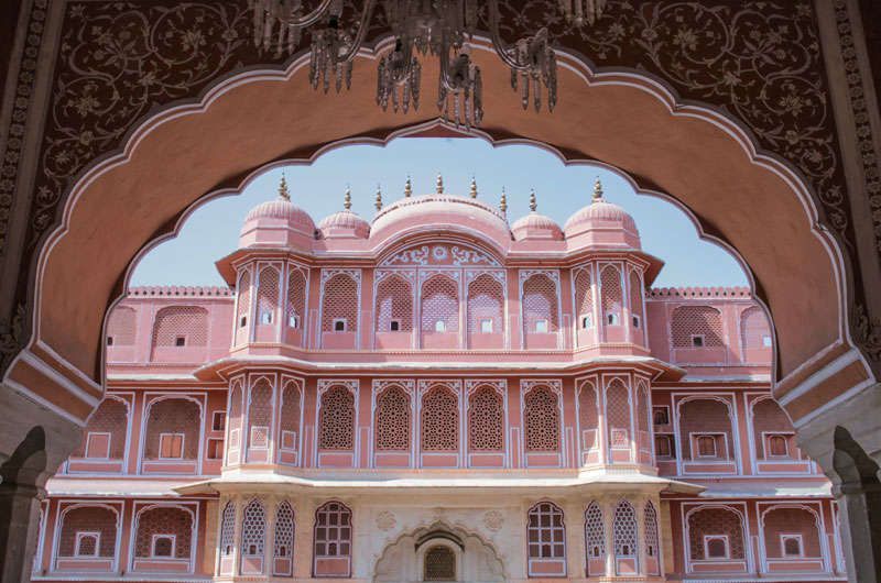 Jaipur wordt ook wel de 'roze stad' genoemd<br>