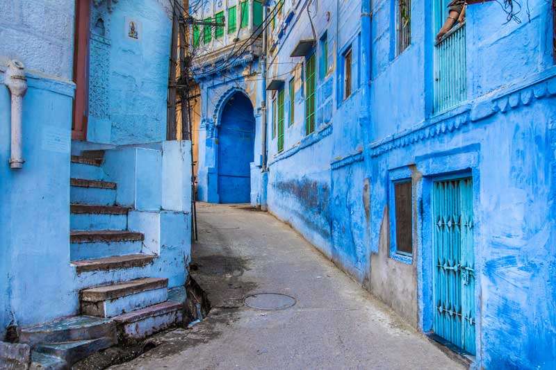 Jodpur, de 'blauwe stad'<br>