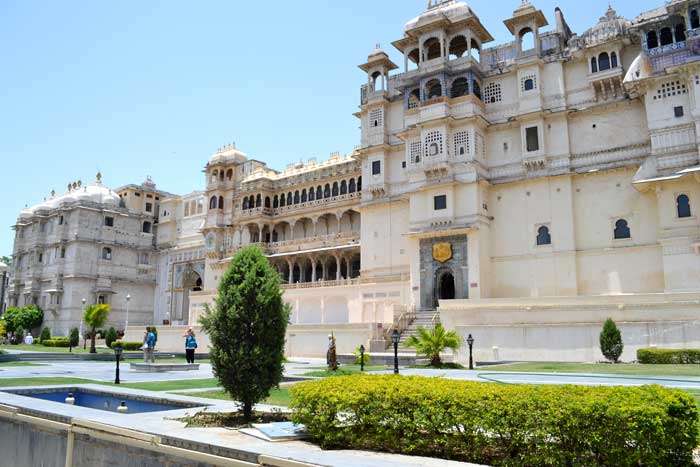 Het City Palace in Udaipur<br>