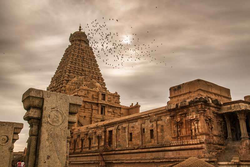 Brihadishvara tempel in Thanjavur<br>